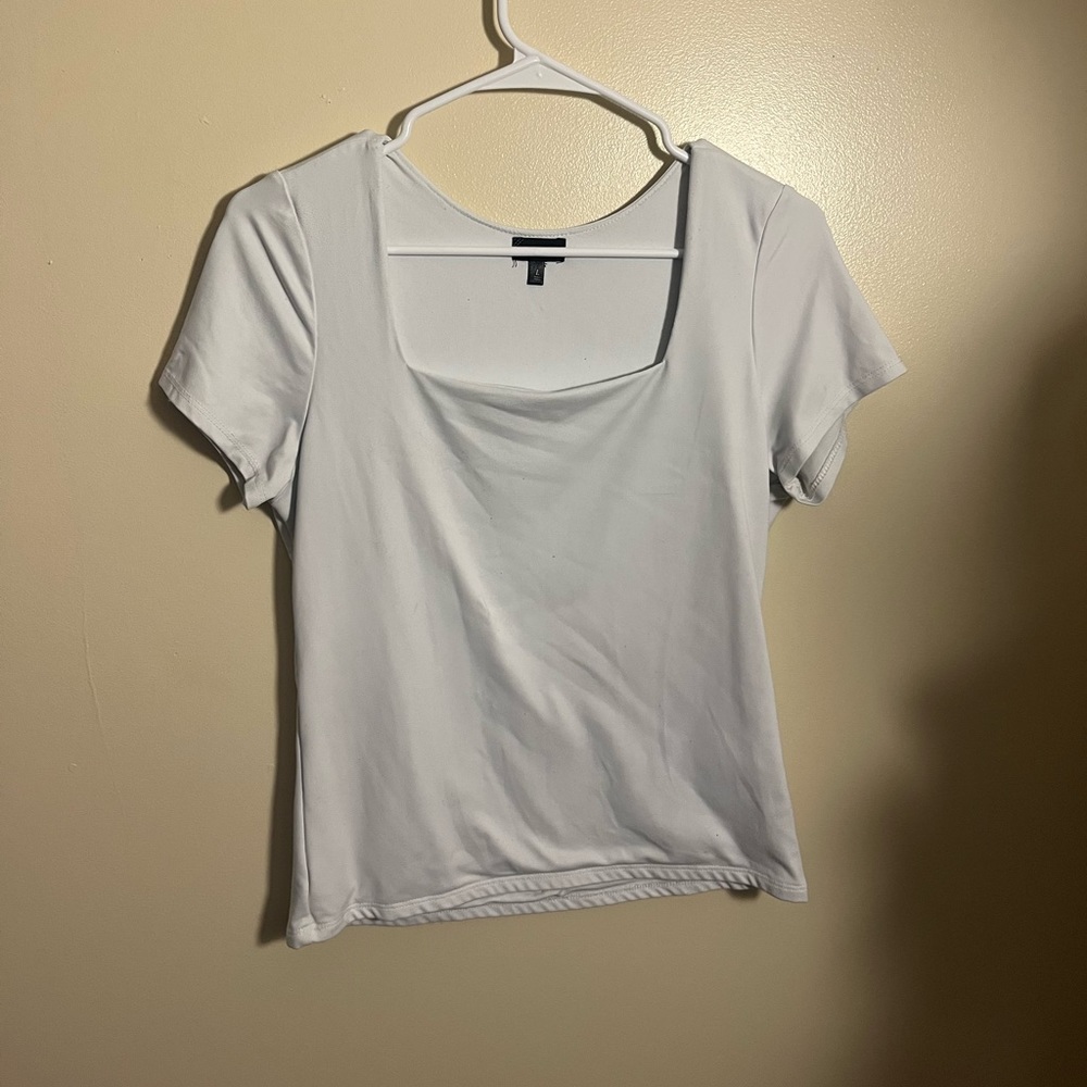 White crop top